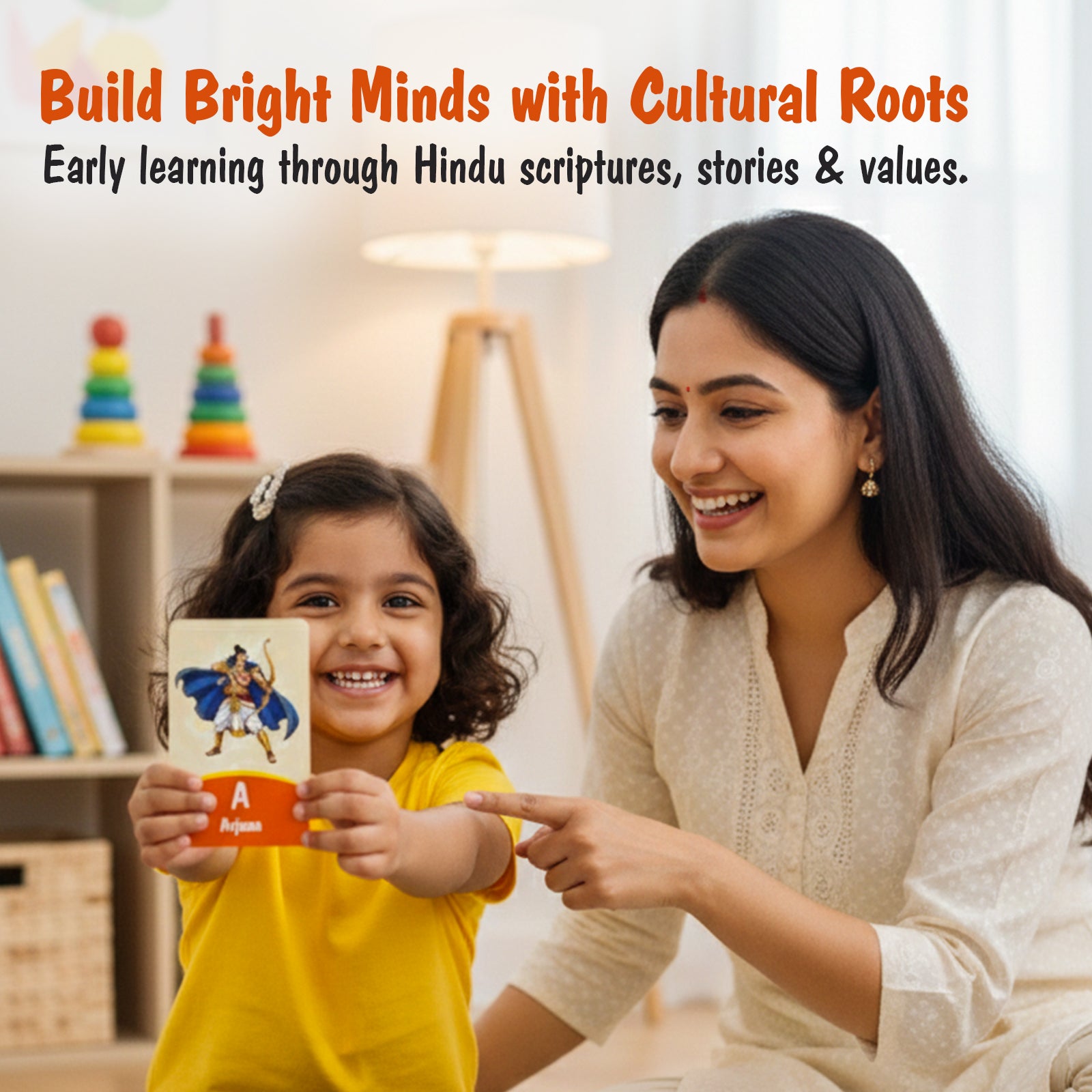 Divine Alphabets Flash Cards HINDI VERSION