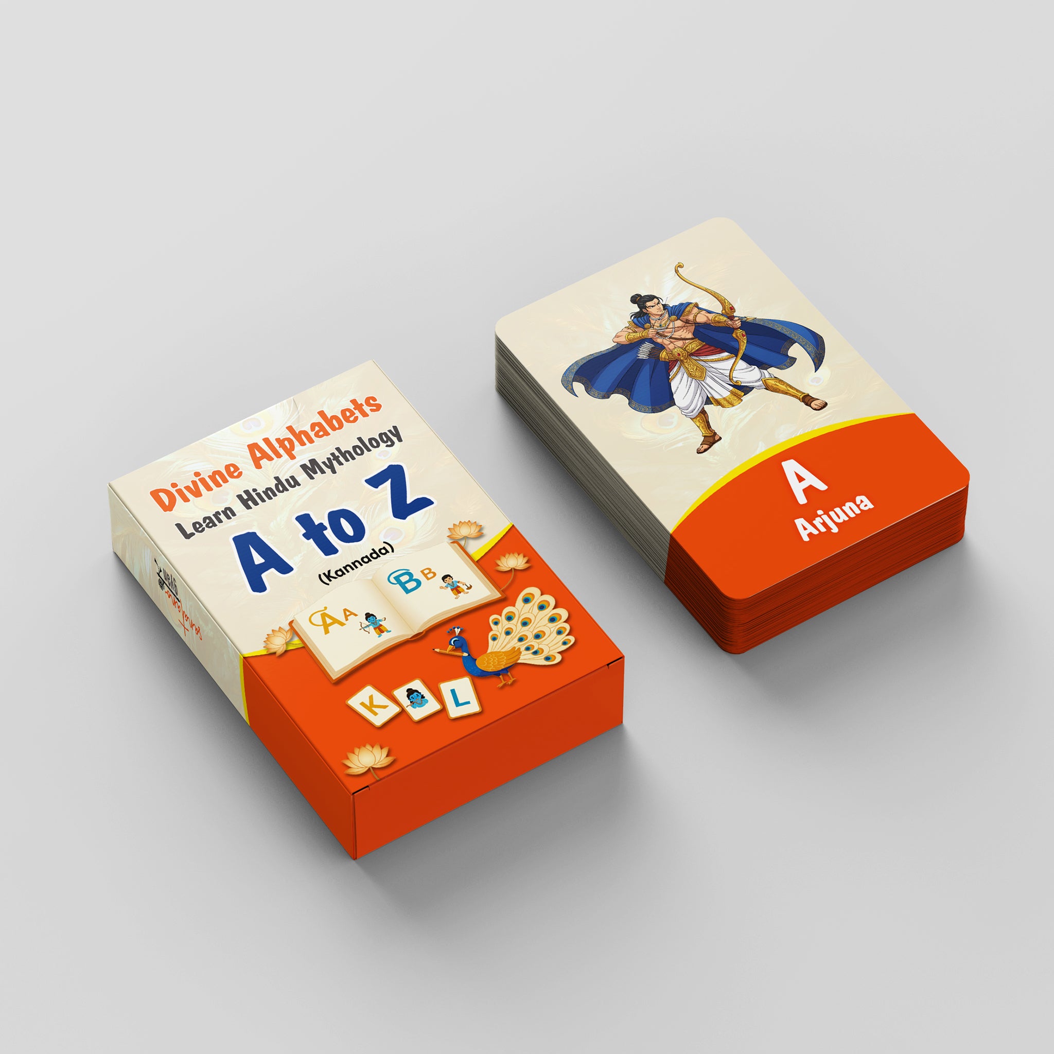 Divine Alphabets Flash Cards KANNADA VERSION