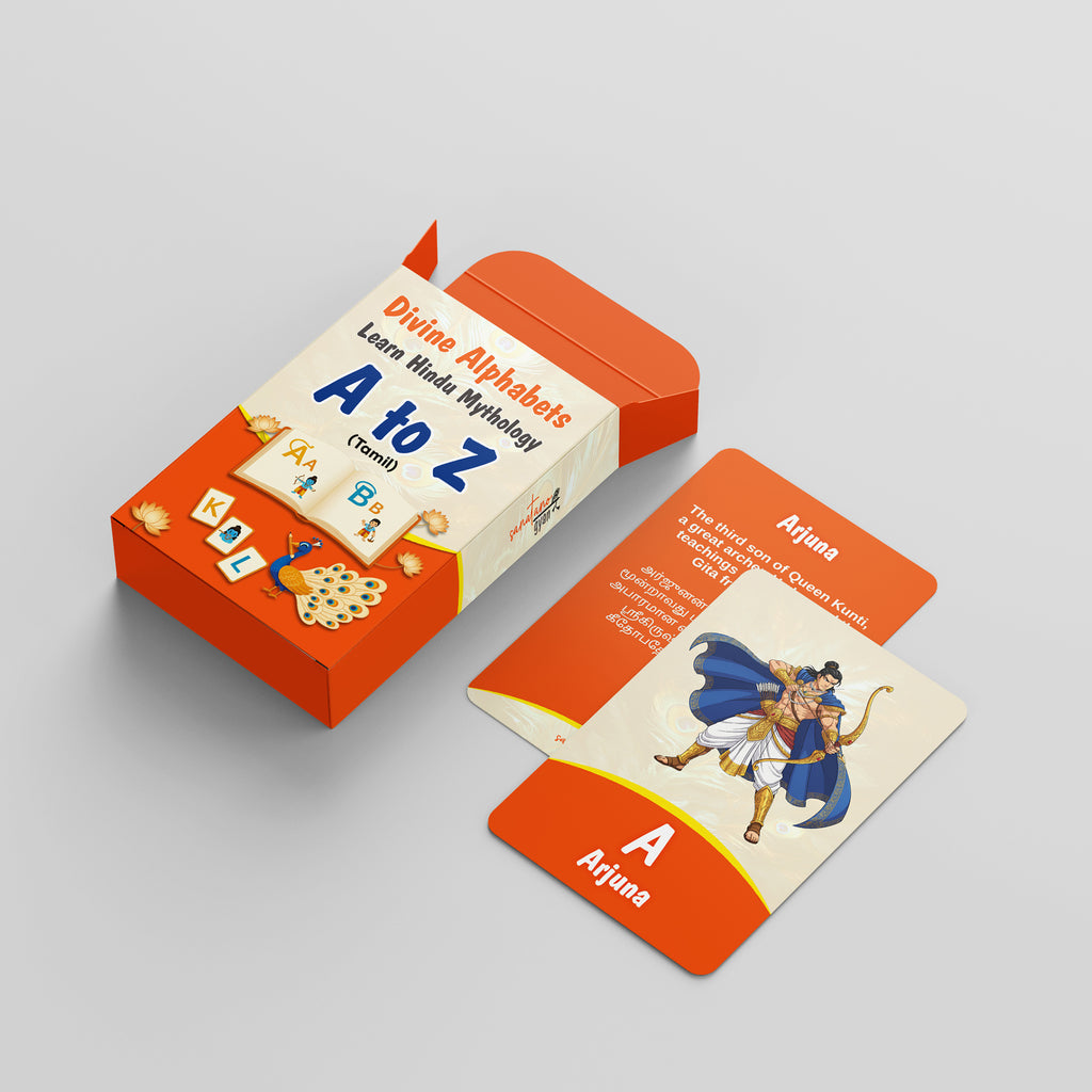 Divine Alphabets Flash Cards TAMIL VERSION