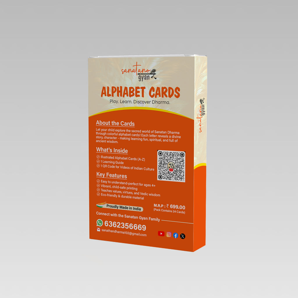 Divine Alphabets Flash Cards TELUGU VERSION