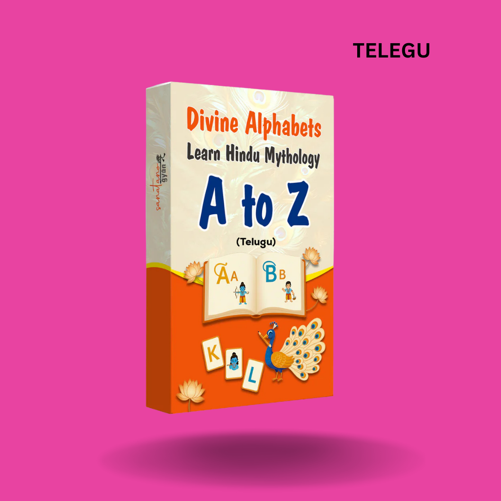 Divine Alphabets Flash Cards TELUGU VERSION